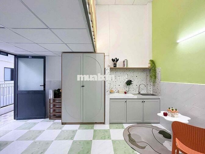 Phòng CHDV Siu rộng - Hầm Xe - Thiết Kế Hiện Đại. Nội Thất Cơ Bản