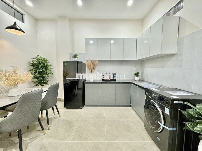 Cho thuê căn hộ Bình Thạnh_gần đh Văn Lang_Full nội thất_Máygiặt riêng