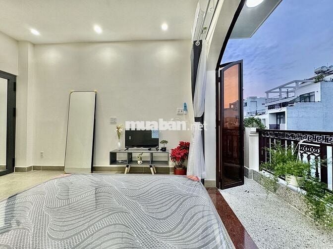 Cho thuê căn hộ Bình Thạnh_gần đh Văn Lang_Full nội thất_Máygiặt riêng