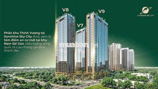 CHỈ 500 TRIỆU, SỞ HỮU CĂN HỘ CAO CẤP SUNSHINE SKY CITY QUẬN 7