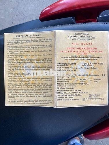 Toyota Innova 2007 J