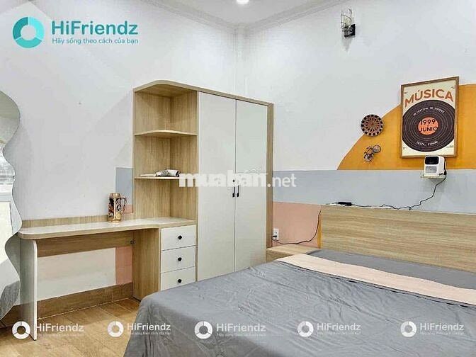 STUDIO TÁCH BẾP CÓ BAN CÔNG FULL NỘI THẤT NGAY CÔNG VIÊN PHÚ LÂM