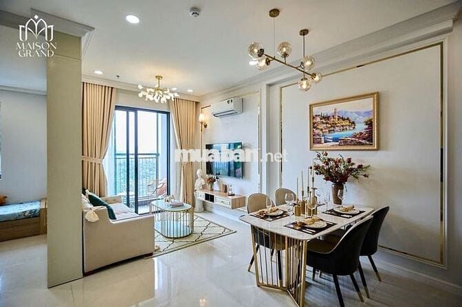 MAISON GRAND-2PN+1WC GIÁ 2.2 TỶ ĐÃ VAT- FULL NỘI THẤT- TRẢ CHẬM 2 NĂM