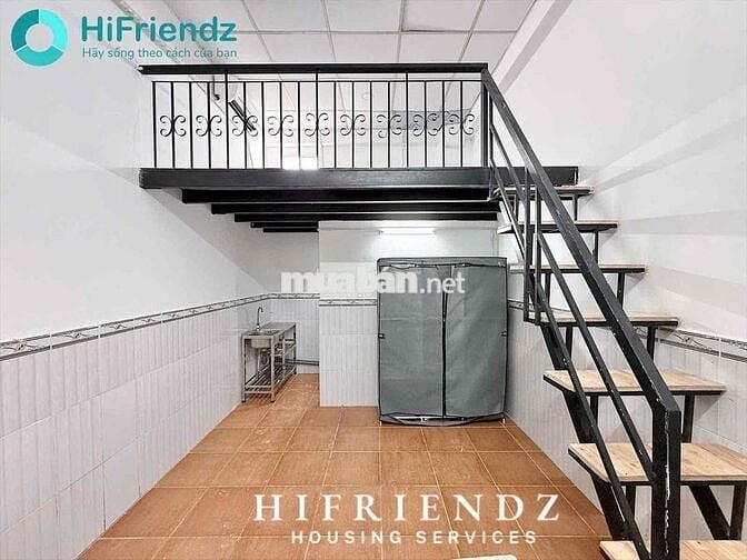 Phòng trọ giá rẻ siêu rộng rãi, gác cao gần Đại Học Văn Hiến và HUIT