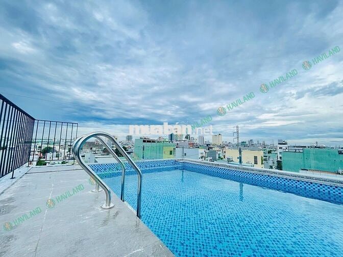 CHO THUÊ CĂN HỘ 1 PHÒNG NGỦ CÓ BAN CÔNG, HỒ BƠI, OKI PET GẦN BÃI BIỂN