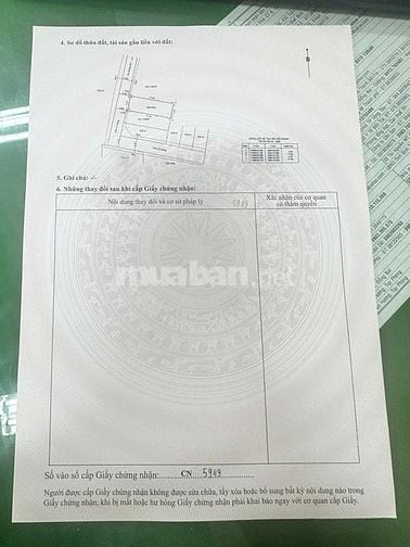 Bán Lô Đất Hẻm Xe Hơi 120/4/3 Đường Số 4, Phường 16, Quận Gò Vấp (cũ)