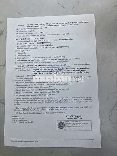 Bán Nhà 2 Mặt Tiền Phố Lý Thường Kiệt