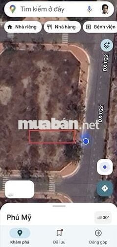 Đất Khu Tái Định Cư Kp1 Phú Mỹ, Thủ Dầu Một, Bình Dương đường ĐX-002