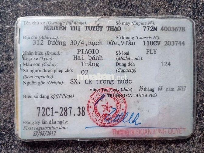 xe may tay ga FLY 125cc