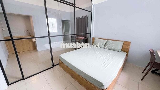 ✅PHÒNG TRỌ TÁCH BẾP 40M2_FULL NT_CẦU KHÁNH HỘI_ĐH LUẬT_GIÁP Q1 Q7