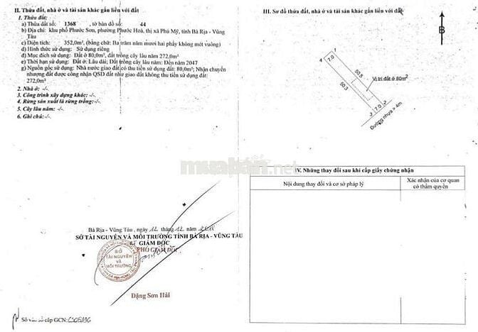 🔥 CHÍNH CHỦ BÁN ĐẤT  PHÚ MỸ, BÀ RỊA – VŨNG TÀU 🔥