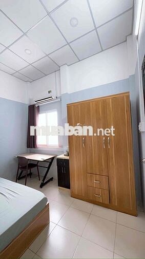 ✅PHÒNG TRỌ TÁCH BẾP 40M2_FULL NT_CẦU KHÁNH HỘI_ĐH LUẬT_GIÁP Q1 Q7