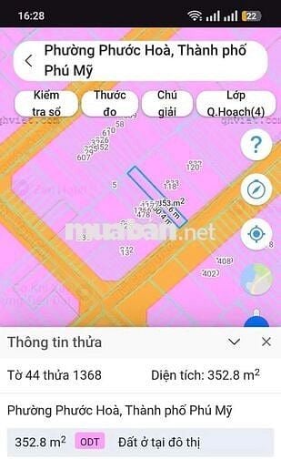 🔥 CHÍNH CHỦ BÁN ĐẤT  PHÚ MỸ, BÀ RỊA – VŨNG TÀU 🔥