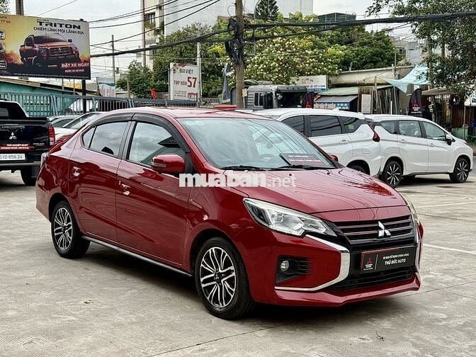 Mitsubishi Attrage CVT 2021-335tr bao rút gốc