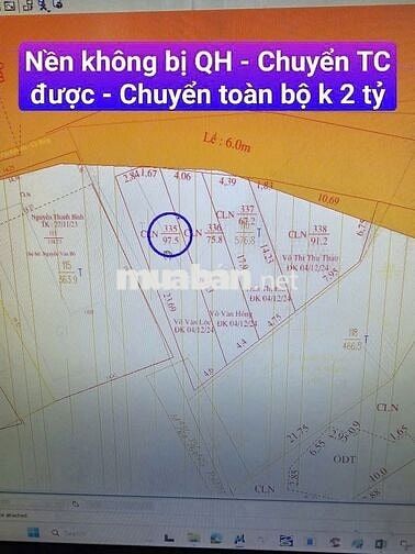BÁN NỀN MẶT TIỀN 30/4 - GIÁ RẺ - NẰM ĐỐI DIỆN CÔNG VIÊN, CHỢ DA LIỄU