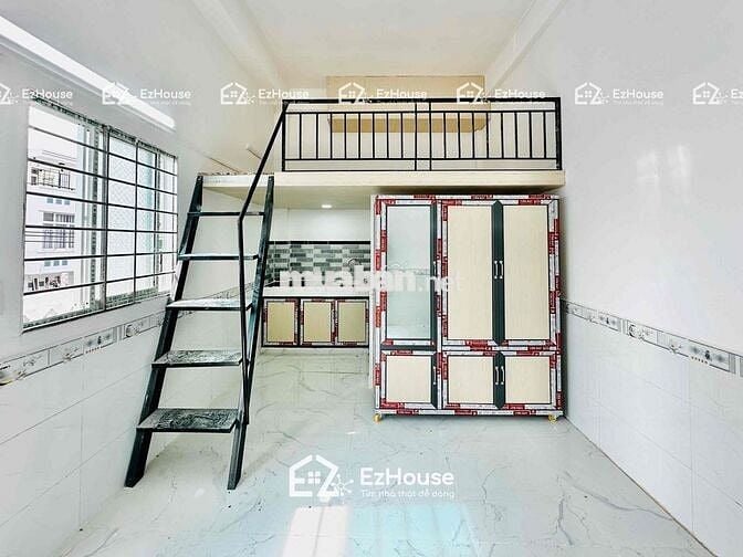 căn hộ Mới Xây Có Ban Công Gác Cao Ngay Vòng Xoay Phú Lâm - Bà Hom