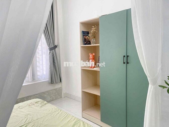 ✅1 PHÒNG NGỦ 45M2 FULL NT_NGAY KHU PHAN XÍCH LONG_BỜ KÈ