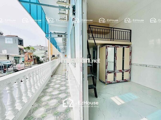 căn hộ Mới Xây Có Ban Công Gác Cao Ngay Vòng Xoay Phú Lâm - Bà Hom