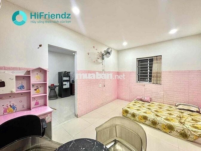 Căn hộ mini Full nội thất 1PN lớn Thang máy kế cầu Nguyễn Văn Cừ