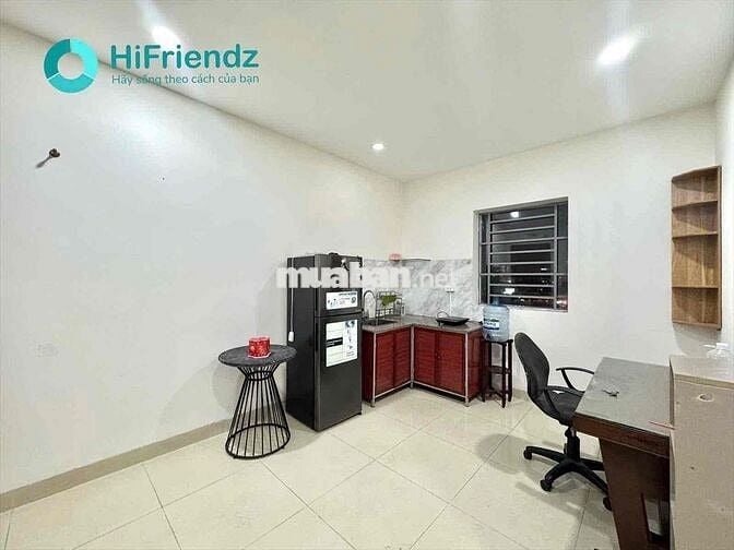 Căn hộ mini Full nội thất 1PN lớn Thang máy kế cầu Nguyễn Văn Cừ