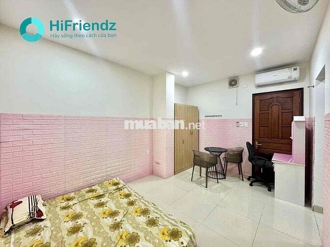 Căn hộ mini Full nội thất 1PN lớn Thang máy kế cầu Nguyễn Văn Cừ