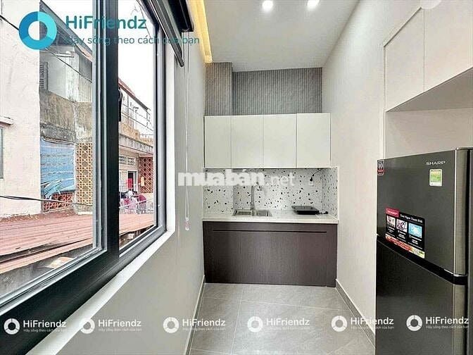 CHDV 1PN TÁCH BẾP VÀ BAN CÔNG FULL NỘI THẤT GẦN SÂN BAY