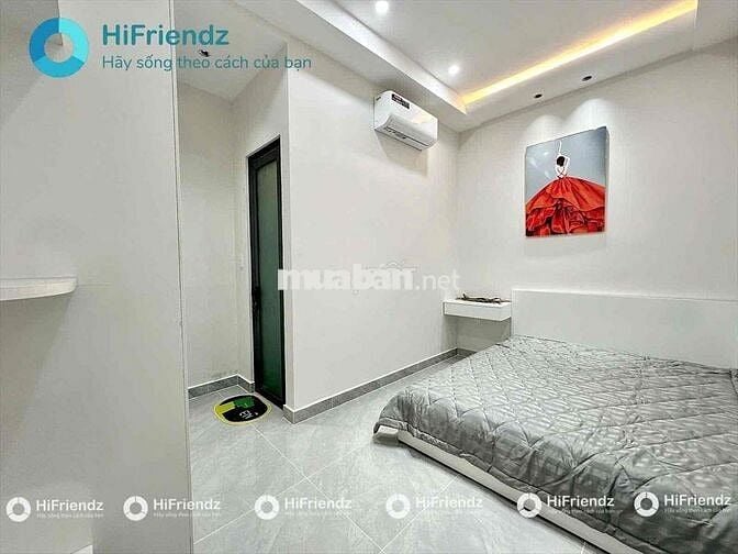 CHDV 1PN TÁCH BẾP VÀ BAN CÔNG FULL NỘI THẤT GẦN SÂN BAY