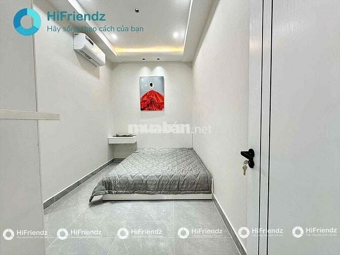 CHDV 1PN TÁCH BẾP VÀ BAN CÔNG FULL NỘI THẤT GẦN SÂN BAY