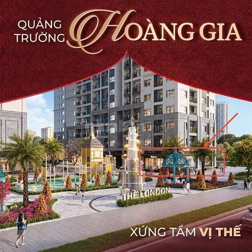 Mở bán căn shop chân đế tòa The London - Vinhome Oceans Park 1
