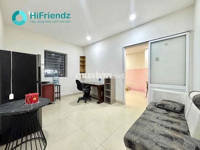 Căn hộ mini Full nội thất 1PN lớn Thang máy kế cầu Nguyễn Văn Cừ