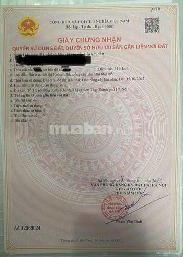 Chính chủ bán 2 lô đất đẹp Xuân khanh