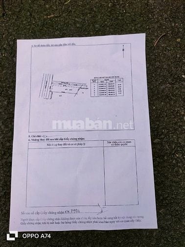 Chính chủ bán đất thổ cư, 1 sẹc Tỉnh Lộ 7, xã An Nhơn Tây, Củ Chi