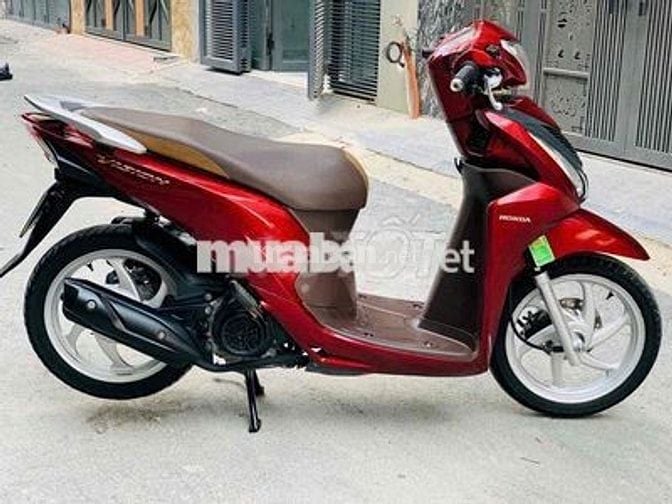 Honda Vision 110cc 2020 Màu Đỏ, Hỗ Trợ Nợ Xấu