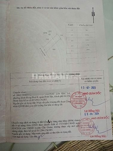 Bán nhanh đất thổ cư ,đường lớn, khu dân cư