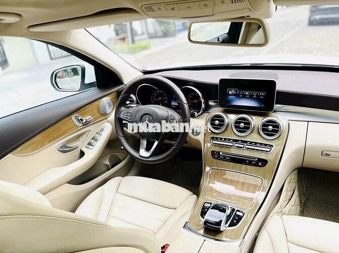 MERCEDES BENZ C250 EXCLUSIVE 2016 Trắng.Kem Xe Đẹp