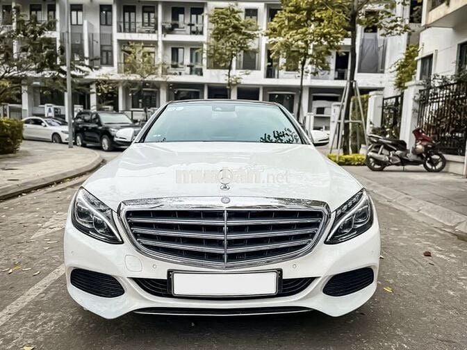MERCEDES BENZ C250 EXCLUSIVE 2016 Trắng.Kem Xe Đẹp