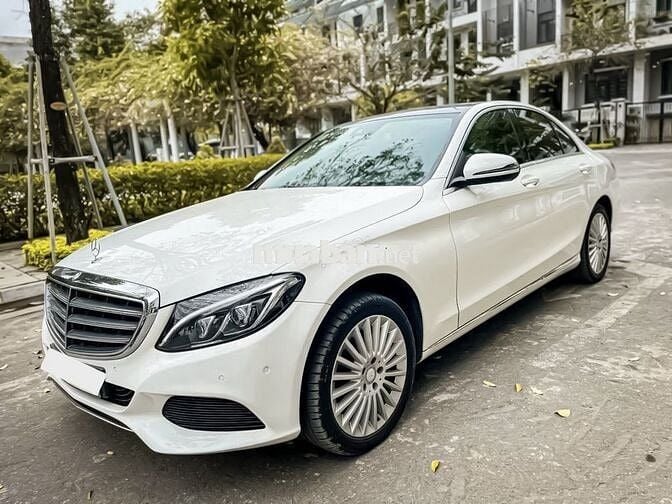 MERCEDES BENZ C250 EXCLUSIVE 2016 Trắng.Kem Xe Đẹp