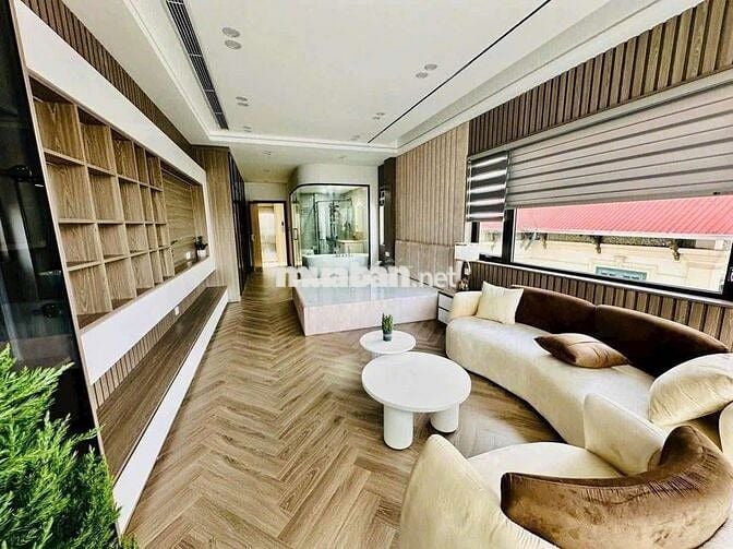 CĂN GÓC 7 TẦNG THẠCH BÀN 60M² FULL NỘI THẤT GARA ÔTÔ THANG MÁY 650KG