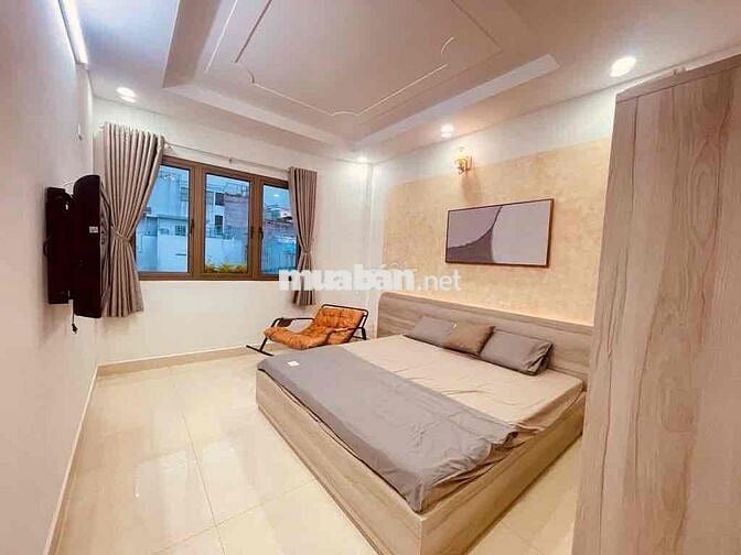 🟥Bán Nhà Nơ Trang Long _4 Tầng BtCT_ Nhà Mới Tặng Full Nội thất ở Ngay