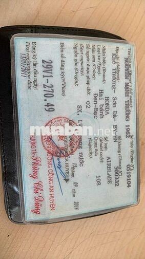 Xe Airblade Fi SX2011 màu đen còn mới