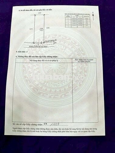 143m2 đất thổ nền biệt thự 6.7 x 21m chỉ 1.25 tỷ