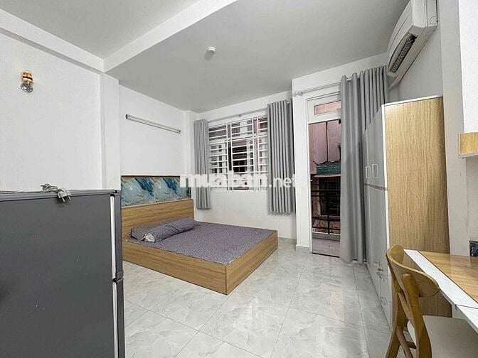 Cho thuê Studio bancol - Máy giặt riêng sát ĐH Kinh tế Nhật Tảo Q10