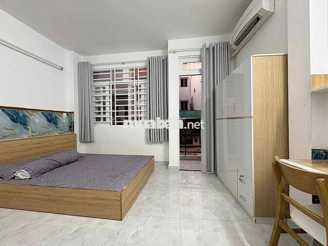 Cho thuê Studio bancol - Máy giặt riêng sát ĐH Kinh tế Nhật Tảo Q10