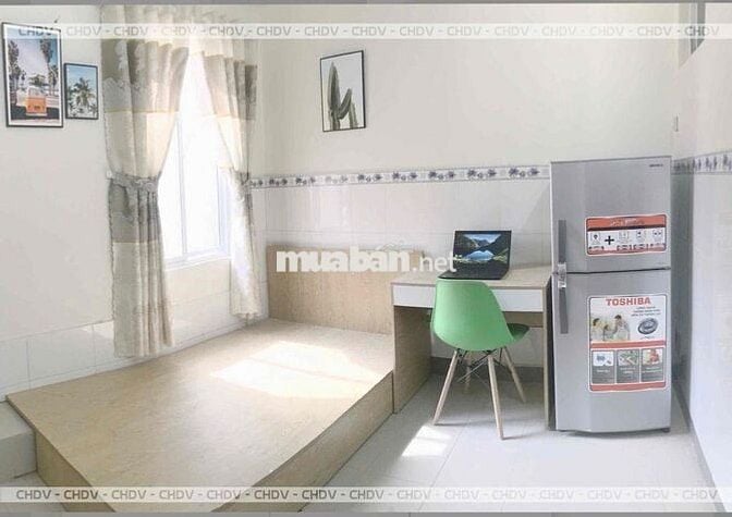 3.8tr. Cửa sổ. Full nội thất. Hầm xe. Thang máy.