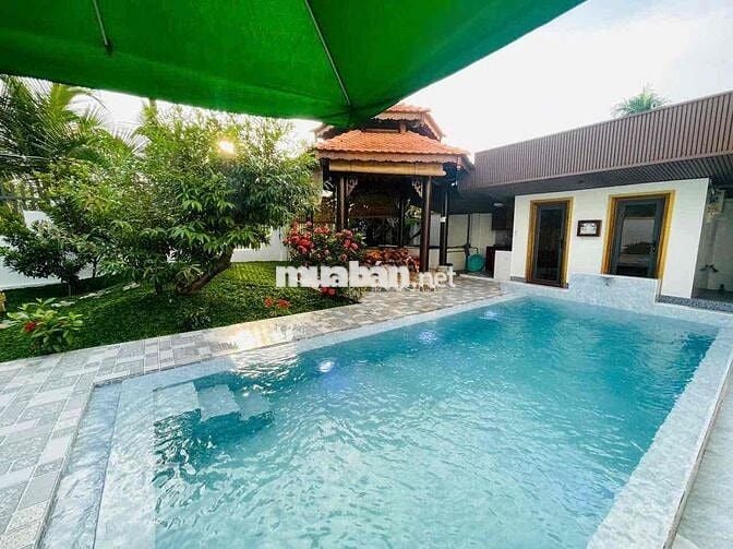 Cho Thuê Biệt Thự Villa Sân Vườn 1050m2 Phường Tân An 5Phòng Ngủ Full