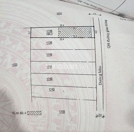 CHÍNH CHỦ BÁN ĐẤT 2 MẶT TIỀN BỆNH VIỆN II LÂM ĐỒNG 