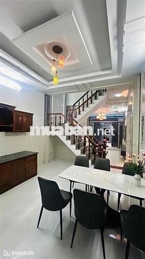 NHÀ MỚI Ở NGAY - HẺM OTO -LÂM THỊ HỐ-Q12- 3 TẦNG- 4PN GIÁ CHỈ 5.45 TỶ