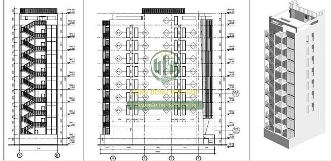 Toà Nhà Mặt Tiền Đường  Võ Văn Kiệt, Phường 01, Quận 6, TPHCM. hầm 9L