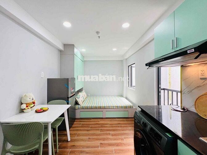 CĂN HỘ BAN CÔNG FULL NỘI THẤT MÁY GIẶT RIÊNG NGAY LOTTE MART GÒ VẤP