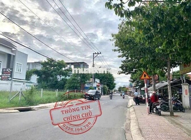 📍CẦN TIỀN DU HỌC BÁN LỖ LÔ GÓC MT NHỰA 200M2 THỊ TRẤN CỦ CHI 450TR SHR